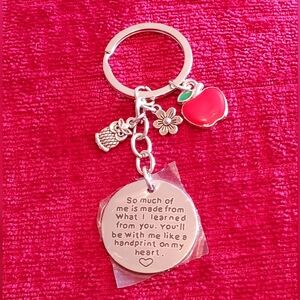Teacher Keychain/Bag Charm New